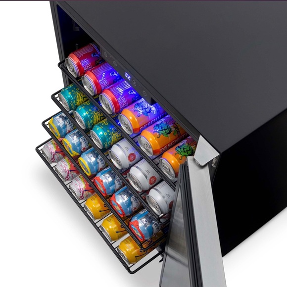 Newair 24” Outdoor Fridge Weatherproof Stainless Steel with Auto-Closing Door - Picture 6 of 9